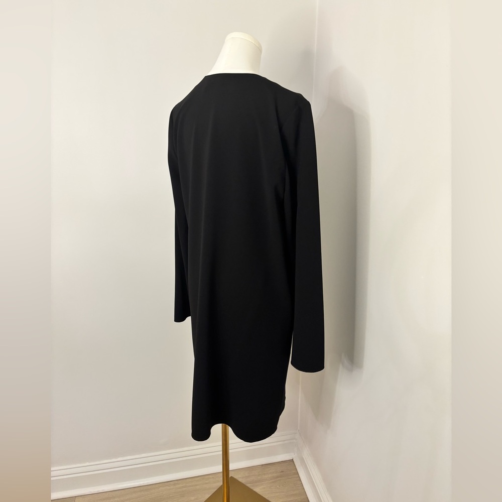 Theory Ulyssa Crepe Dress In Black Size M - Picture 5 of 11